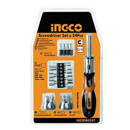 [HKSDB0248] INGECO  COFFRET TOURNEVIS 24 EMBOUTS