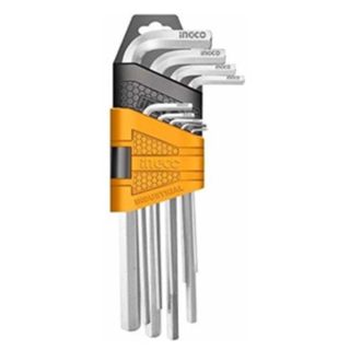 [HHK11091] INGECO  CLÉS HEX  SET DE 9 PIÈCES 1.5-10MM